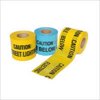 Underground Warning Tape - Ldpe Film, 500m Length, 6 Inch Width, 0.1mm Thickness | Non-detectable For Electrical, Gas, Water, Fiber Optic Cables
