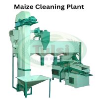Maize Cleaning Plant - Galvanized Steel, 10x8x15 Ft, 6-12 Hp Power | High Output 5 Ton/hour, Automatic Operation, Environmentally Friendly Haut-maintenance
