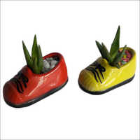 Shaped Handpainted Exotic Ceramic Pots
