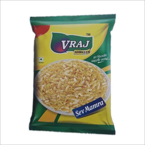 Sev Mamra Namkeen - 400 Grams, Regular Size | Salty & Spicy Flavor, Long Shelf Life, Processed with High-Grade Ingredients