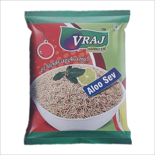Aloo Sev Namkeen - 200g Regular Size | Hygienically Processed, Spicy & Salty Taste, High Nutritional Content, Enhanced Shelf Life