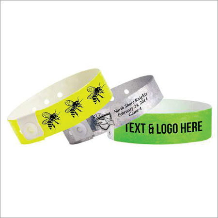Black Imprinted Wristbands