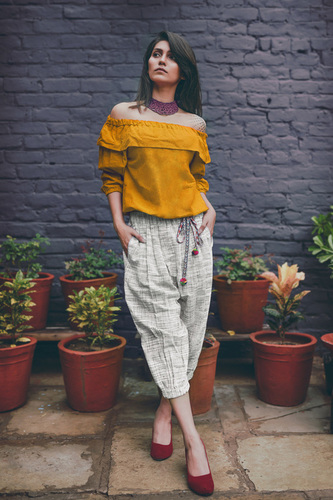 Mustard Branded Tops