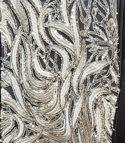 Embroidery On Net Fabric