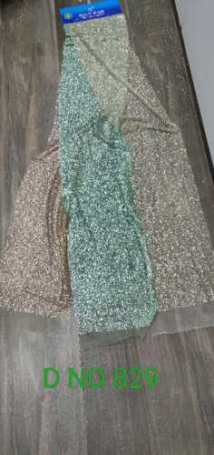 Glitter Hand Embroidery Net Fabric