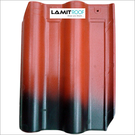 Bottom Shadow Red Roofing Tiles