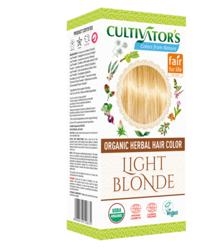 Organic Herbal Hair Color Light Blonde