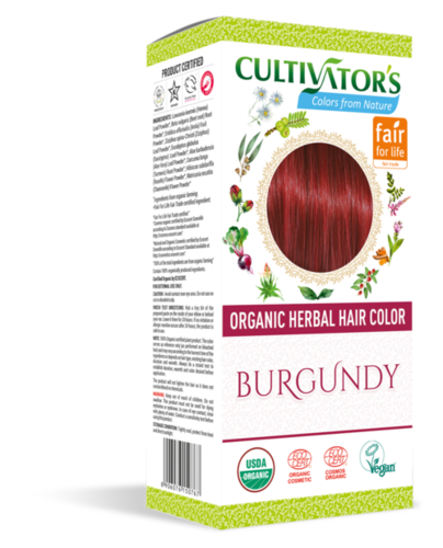 Organic Herbal Hair Color Burgundy