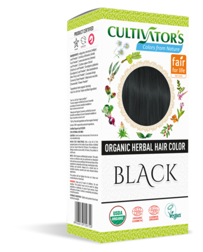 Organic Herbal Hair Color Black