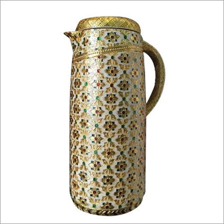 Tea Flask Meenakari Work