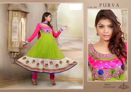 Chiffon Anarkali Kurtis