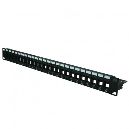 1U 24PORT UTP Blank Keystone Patch Panel