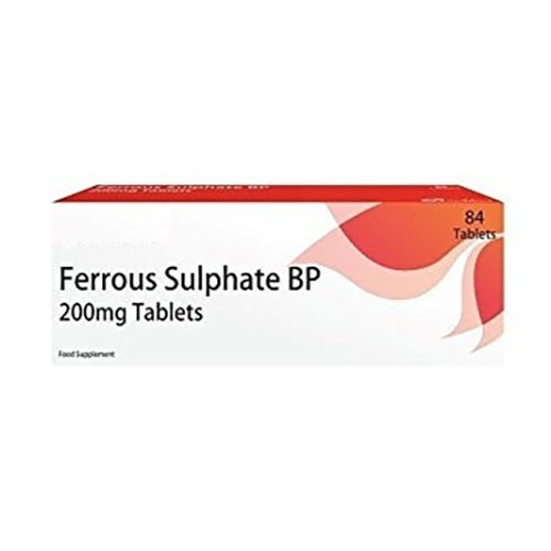 Ferrous Sulphate Tablets 200Mg General Drugs