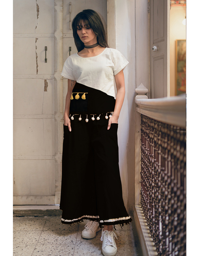 White & Black Stylish Tops