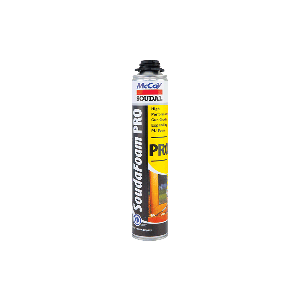 Soudafoam - Polyurethane Foam 750ml Grey, CFC-Free, Soundproofing Insulation