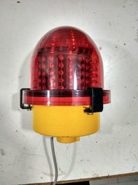 Solar Aviation Obstruction Light - Medium Intensity Dc Operated, 240 Leds, 13 Watt Max Power Consumption, 1.8 Kg Flying Weight