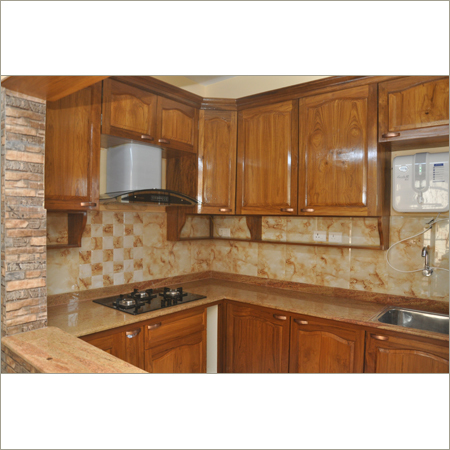 Teak Wood Modular Cabinet