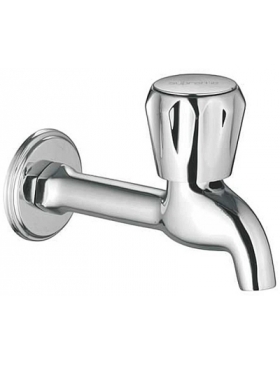 Brass Long Body Bib Cock