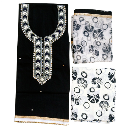 Printed Suit Neck
