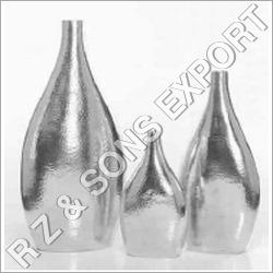 Aluminum Bottle Flower Vase Height: 37  Centimeter (Cm)