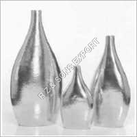 Aluminum Bottle Flower Vase Height: 37  Centimeter (cm)