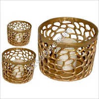 Plating Brass Candle Holder