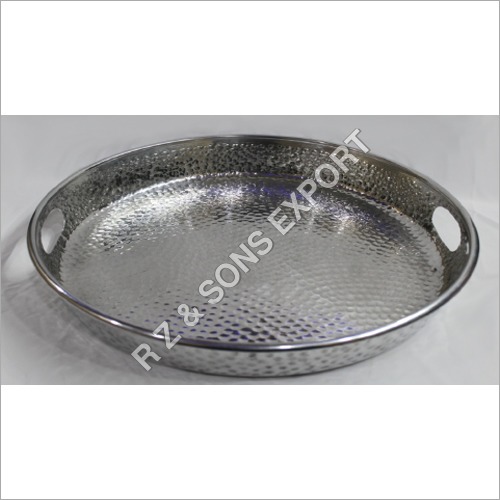 Hammered Aluminum Tray