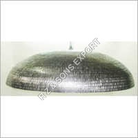 Silver Hammered Aluminum Pendant Lamp