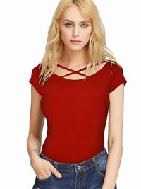 Red Branded Tops