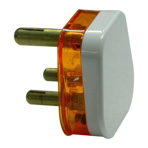 10A Top Plug With Indicator - 240V Rated Voltage, Designed for Plug Tops with Neon Indicator and Special Pin for Enhanced Visibility