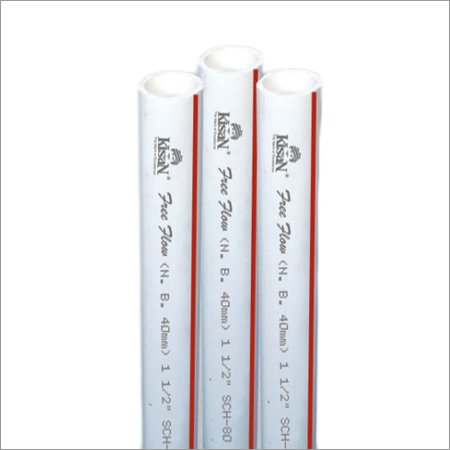 Kisan Freeflow Astm UPVC Pipe Sch 80