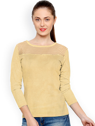 Cream Wool Tops