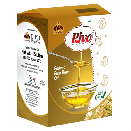 15 Ltr Jar Refined Rice Bran Oil By DIPTI VEGOILS LTD.
