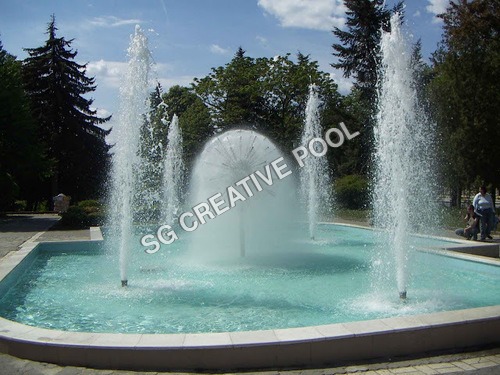 Outdoor Dandelion Fountain