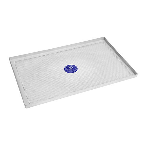 Karishma Aluminum Chemical Dryer Tray - Silver Anodized Hindalco 1100 H2 Alloy, Customized Dimensions, Durable Stainless Steel Construction