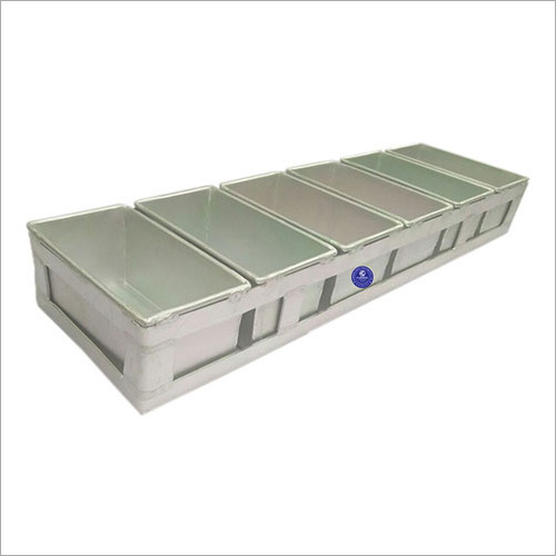 Karishma Aluminium 6 Piece Bread Tin - Anodized Aluminium Alloy, Customized Dimensions, Silver Finish | Hindalco 1100 H2 Alloy Quality