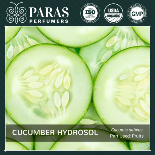 Cucumber Hydrosol Usage: Personal Care