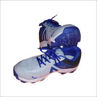 White And Blue Mens Trekking Shoe