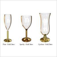 Unbreakable Golden Stem Glasses