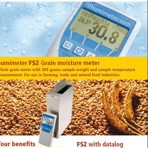 Humimeter FS2 Grain Moisture Meter By VECTOR TECHNOLOGIES