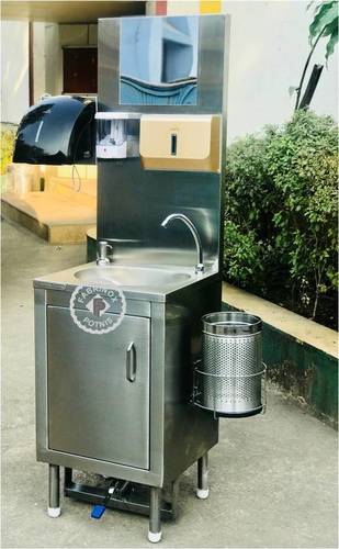 Stainless Steel Hand Wash Station Application: In Hotel And Restaurant