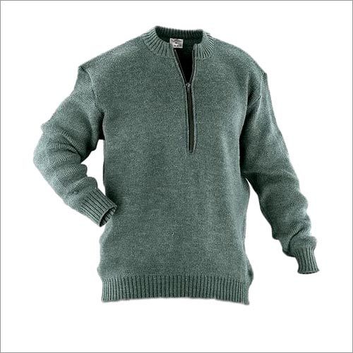Grey Military Sweater