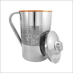 Copper Steel Embossed Jug