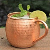 Copper Mug with Copper Handle