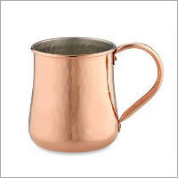 Copper Hammered Belly Mule Mug