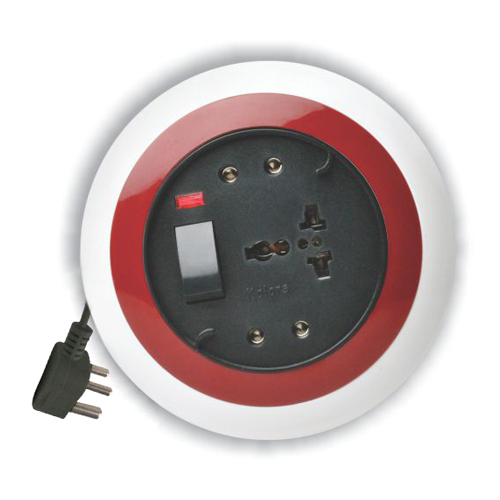 3 PIN 4 MTR. FLEX BOX - Crafted with Premium Grade Raw Materials | Designed for Long Extensions, Rated for 240V Voltage, Easy to Install