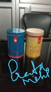 Biscuit Tin Box - Capacity: 500g - 1kg Kg