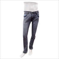 Grey Mens Narrow Jeans