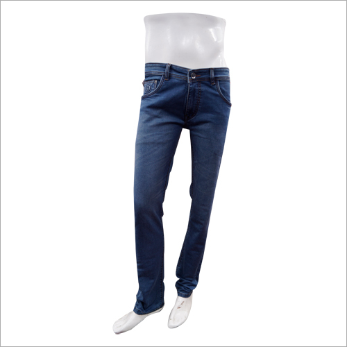 Blue Mens Regular Fit Jeans