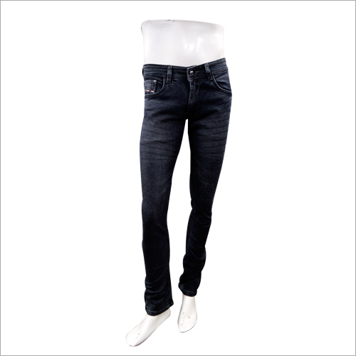 Dry Cleaning Mens Stylish Black Jeans
